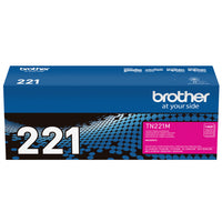 Brother - Cartouche de toner magenta TN221M rendement standard-Toner magenta pour des documents vifs et colorés