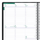 Blueline - 2027 agenda de projet Timanager 13 mois 5 jours avec reliure à double spirale – 11 po x 8 1/2 po – noir-Page de droite entièrement lignée pour les projets et les notes personnelles