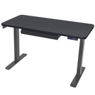 Motionwise - Bureau de la série M2 48 po de largeur, Motionwise - Bureau électrique assis-debout avec double moteurs et tiroir coulissant - Noir-Réglage électrique de la hauteur : Changez facilement entre position assise et debout avec une hauteur ajustable entre 28 po et 48 po, réduisant les douleurs dorsales et améliorant la posture grâce à un système robuste à double moteur offrant des ajustements plus rapides et plus fluides