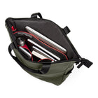 Bugatti - x Edition22 Sac Fourre-tout Nomade, Khaki-Sac en cuir vegetalien caoutchoute impermeable resistant aux intemperies