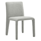 Modway - Rhodes Tissu tapis Chaise à manger - Gris colombe-Chaise de salle à manger entièrement rembourrée