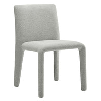 Modway - Rhodes Tissu tapis Chaise à manger - Gris colombe-Chaise de salle à manger entièrement rembourrée
