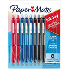 Paper Mate - Stylo à bille InkJoy 300 RT, pointe rétractable – 1,0 mm – paquet de 8-Écriture uniforme et agréable