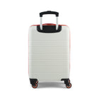 Reebok - Valise de cabine à coque rigide 21.50po Double Dribble - Orange-Doublure signature à l’intérieur avec panneau de séparation, poches pratiques et sangles de maintien pour garder le contenu organisé et en place