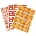 Oxford – Étiquettes alphabétiques compatibles Datafile, « M », rose, paq./240 -1 1/4 larg. x 15/16 haut. (po)