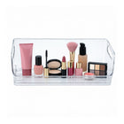 Azar - Petit bac de rangement large empilable pour garde-manger - 5 po x 12,87 po x 5,5 po - Transparent - Paquet de 4-4