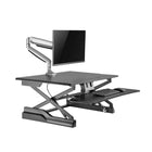 TygerClaw - Poste de travail assis-debout  (LCD140339A)-Réglages de hauteur continus pour un ajustement libre