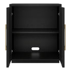 Hudson&Canal - Meuble d'appoint Tillman 28 po de largeur - Grain noir-Nettoyer avec un chiffon doux et sec, sans produits chimiques agressifs ni produits de nettoyage abrasifs