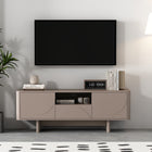 Manhattan Comfort - Meuble TV moderne Ella 59,1 po - Mocha-Comprend 1 ouverture pour les câbles et la gestion des médias Recommandé pour un écran TV de 55 pouces