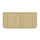Manhattan Comfort - Olivia 60 po Buffet Moderne - Chêne Naturel-Buffet moderne et meuble de rangement pour salle à manger et salon