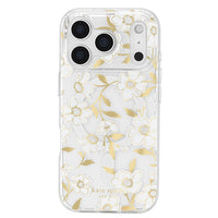 Kate Spade - Étui Protective MagSafe pour iPhone 17 Pro - Soleil Floral-Conçu pour être utilisé avec les accessoires MagSafe d'Apple