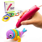 myFirst - 3D Pen Make Kit de démarrage de stylo 3D sans fil pour arts et artisansat enfants - Rouge-Propose 2 niveaux réglables pour contrôler la vitesse d'extrusion du filament, permettant des créations 3D précises et flexibles