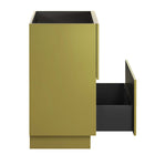 Modway - Quantum 30" Armoire de toilette de salle de bain (lavabo non inclus) - Or-6