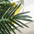 Outsunny - Palmier tropical artificiel 4 pi avec feuilles réalistes - vert-Entretien minimal requis 
