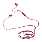JBL - Tune 310C Écouteurs intra‑auriculaires filaires USB haute résolution - Rouge-Câble plat anti-nœuds