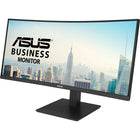 ASUS - Moniteur d’amarrage incurvé 34 po - VA34VCPSR-Connectivité étendue avec HDMI, USB-C, DisplayPort, prise écouteurs, hub USB et port LAN RJ45 pour une flexibilité maximale