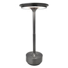 Xtricity - Lampe de table tactile LED portable Spirit - Grise-Construction entièrement en métal avec fini argent élégant