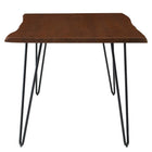 Modway - Ardor Bois d’acacia à bord vivant de 60 po Bois d’acacia Table à manger, Noyer noir-Épingles de pied non marquées