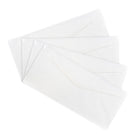 JAM Paper Enveloppes format livret à rabat commercial gommé, 5 x 11 1/2 po, blanches, 200 par paquet-Parfait pour les cartes de vœux, les invitations, les mariages ou toute autre annonce
