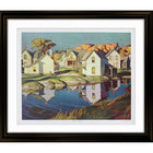 White Village par A.J. Casson - Impression encadree - 34" x 30"-Impression d'art de haute qualité avec passe-partout et encadrement professionnel