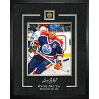 Wayne Gretzky 16x20 Replica Signature Frame Oilers - Impression encadree - 16" x 20"-Qualité supérieure - virtual frames