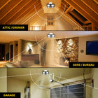 Bell+Howell - Plafonnier ultra-lumineux Quadburst 360 Shop Light Pro-Éclairage led éco énergétique: lumière forte avec une consommation réduite vs ampoules classiques, et moins de remplacements fréquents
