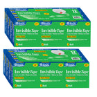 BAZIC Products - Recharge de ruban adhésif, ruban invisible, 3/4 po x 1000 po, 2 paquets de 12 rouleaux-Taille : largeur 3/4 po x 1000 po de longueur