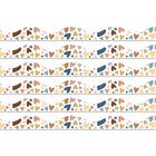 Ashley Productions - Bordure festonnée magnétique - Cœurs « Tout le monde est le bienvenu » - 12 pi/paquet - Paquet de 6-Décorations et bordures magnétiques colorées pour tableaux blancs, casiers et autres surfaces en acier