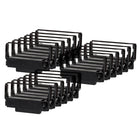 Premium Tape - Epson ERC-38/30/34 Alternatif - Noir/Rouge - 3 Paquets de 6-Compatible avec : Epson ERC-38/30/34