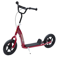 HOMCOM - Trottinette acrobatique pro pour enfants réglable, vélo de rue, jouet à chevaucher - rouge-Aidez votre enfant à améliorer son équilibre et à renforcer sa force