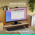 Logitech - K250 clavier sans fil compact -  Graphite-Conçu de manière responsable: conçues pour durer, les pièces en plastique du clavier K250 sont fabriquées durablement avec au moins 64 % de plastique recyclé (3) pour résister à une utilisation quotidienne	