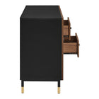Modway - Nexus Buffet d’armoire de rangement - Noyer noir-Assemblée requise