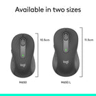 Logitech Signature M650L Left Souris Sans Fil - Graphite-Garantie limitée d'un an sur le matériel du fabricant