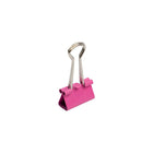 JAM Paper - Pinces à reliure colourées - petites - 19 mm (3/4 po) - pinces à reliure roses - paquet de 25-Taille : Petit 0,75 pouce (19 mm) | Reprennent facilement leur forme une fois retirés