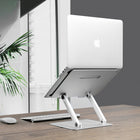 ShoppingAll - Support réglable pour ordinateur portable - Argent-Dimensions: 7,8 po L x 26,7 po H x 9,4 po P