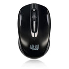 Adesso - iMouse S50 - Souris sans fil - noire-Connectivité sans fil pour ordinateur portable et ordinateur de bureau