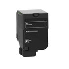 Ecotone Lexmark 71C1HK0 Cartouche de toner remanufacturée - Rendement élevé - Noir-Produit des textes et graphiques noirs nets de qualité professionnelle