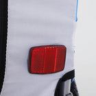 Aosom - Remorque de vélo pour chien, chariot pour animaux, wagon porte-bagages pour vélo, accessoire de voyage avec 3 entrées, grandes roues, blanc-Moustiquaire à fermeture éclair à l'avant, sur le dessus, sur le côté et à l'arrière 