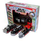 Popular Playthings - PPY60320 Mélange magnétique ou assortiment Véhicules - Train-Les aimants puissants rendent la construction un jeu d'enfant.