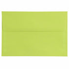 JAM Paper - Enveloppes d'invitation colorées A8 - 5,5 x 8,125 - vert lime ultra - Paquet de 50-Ces enveloppes sont parfaites pour envoyer des invitations, des cartes de voeux, des RSVP, des cartes de remerciement, des cadeaux d'anniversaire, des remises de diplômes, des vacances et plus encore