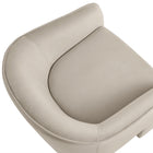 Modway - Greer Velours Performance Rembourré Fauteuil d’accent - Amande-8