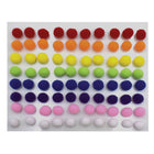 Creativity Street - Poms à décoller et à coller - 2 paquets de 240-Assortiment de 8 couleurs : blanc, rose, violet, bleu, jaune, orange, vert et rouge.