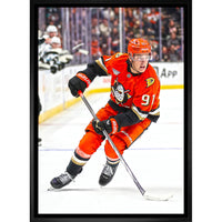 Leo Carlsson 20x29 Anaheim Ducks - Toile encadree - 22" x 31"-Impression sur toile de qualité supérieure avec bordures enveloppées