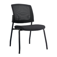 TygerClaw - Chaise d'invité à dossier bas pour le bureau et la maison-Offre un soutien confortable et évite que les invités n'aient trop chaud