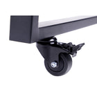Rocelco - Ensemble rehausseur de bureau de luxe à hauteur ajustable de 40" et support au sol - Noir-ASSEMBLAGE MINIMAL REQUIS: Les pieds de bureau debout se fixent en quelques minutes et vous êtes prêt à partir