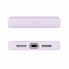 Avana - Coque MagSafe Velvet iPhone 17 Pro Max - Lavande-Le rebord et les bords surélevés protègent votre écran