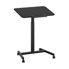 Seville Classics - 25,6 po W Chariot de bureau mobile inclinable à vérin pneumatique - Noir-Inclinez facilement la surface du bureau pendant le travail idéal pour le dessin l écriture ou la peinture et profitez d un confort de travail amélioré