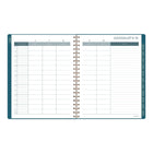 Cambridge - Agenda scolaire hebdomadaire/mensuel pour enseignants 2026-2027 - 11 po H x 9 po l - bleu marine à motif quadrillé - bilingue-Format des pages : 11 po H x 8 1/2 po l