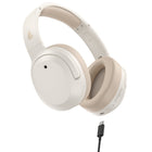Edifier - Écouteurs circum-auriculaires sans fil W820NB Plus, audio Hi-Res LDAC, ANC −49 dB, Bluetooth 6.1, multipoint, son spatial et recharge rapide – Ivoire-Profitez d’une réduction de bruit améliorée avec une profondeur ANC allant jusqu’à −43 dB