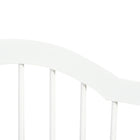 PawHut - Barrière pour animaux autoportante avec 2 pieds de support - blanc-Peut être facilement pliée pour économiser de l'espace et faciliter le rangement 